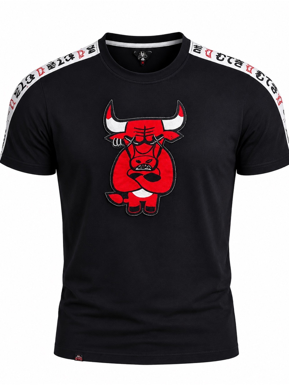 Imperious NY Muteki Chicago Bulls Kaws-Style Streetwear Graphic Tee Black -M